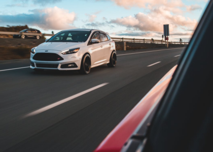 A car on the road in Florida