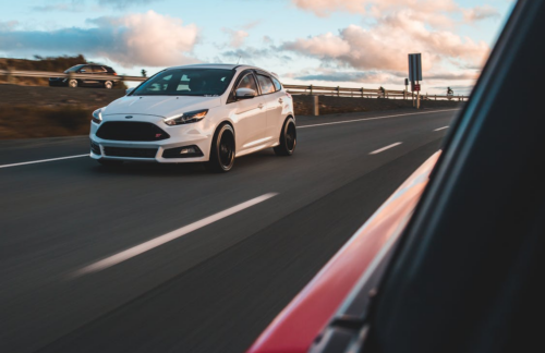 A car on the road in Florida