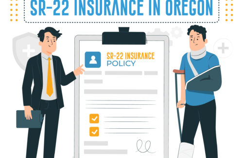 An infographic about Oregon SR-22 insurance