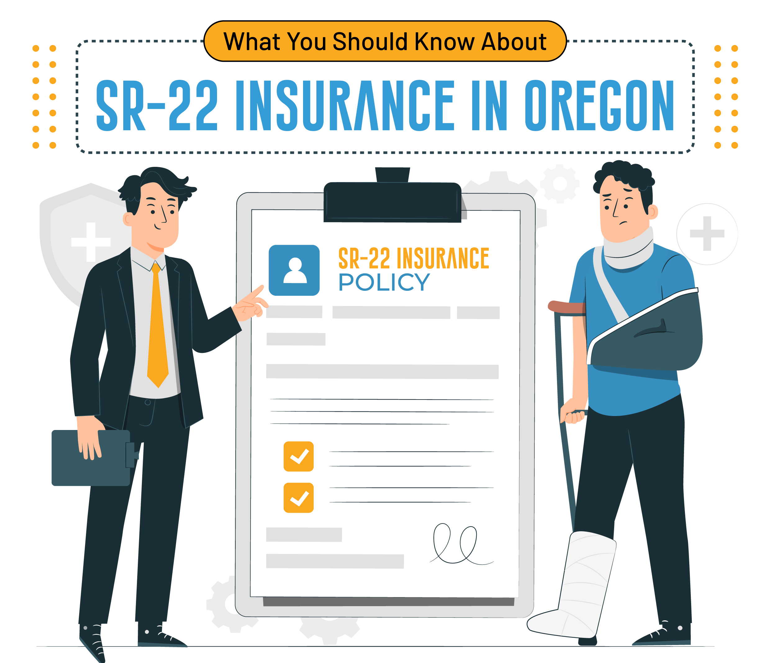 An infographic about Oregon SR-22 insurance