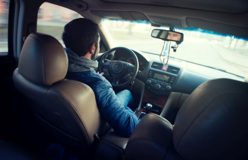 An Oregon driver with SR-22 insurance at the steering wheel.