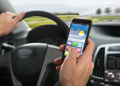 Violating the Tennessee Hands-Free driving law can lead to license suspension requiring SR22 insurance.